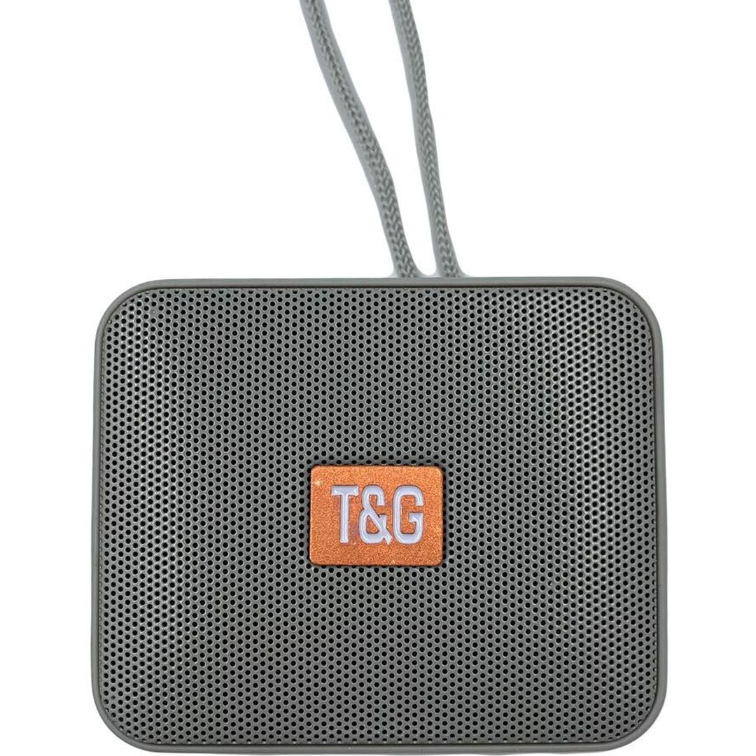 T&G TG-166 100192 Ηχείο Bluetooth 5W με Ραδιόφωνο και Διάρκεια Μπαταρίας έως 4 ώρες Γκρι