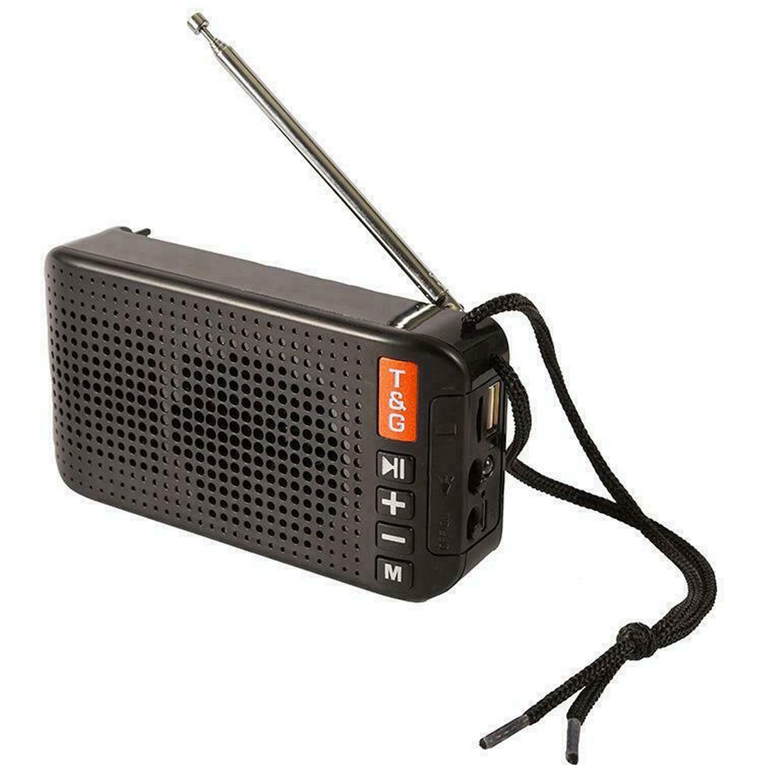 TG-184 Ηχείο Bluetooth 5W με Ραδιόφωνο Μαύρο