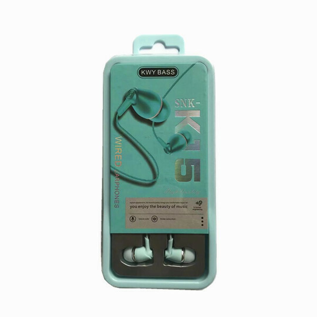 SNK-K15 In-ear Handsfree με Βύσμα 3.5mm Γαλάζιο