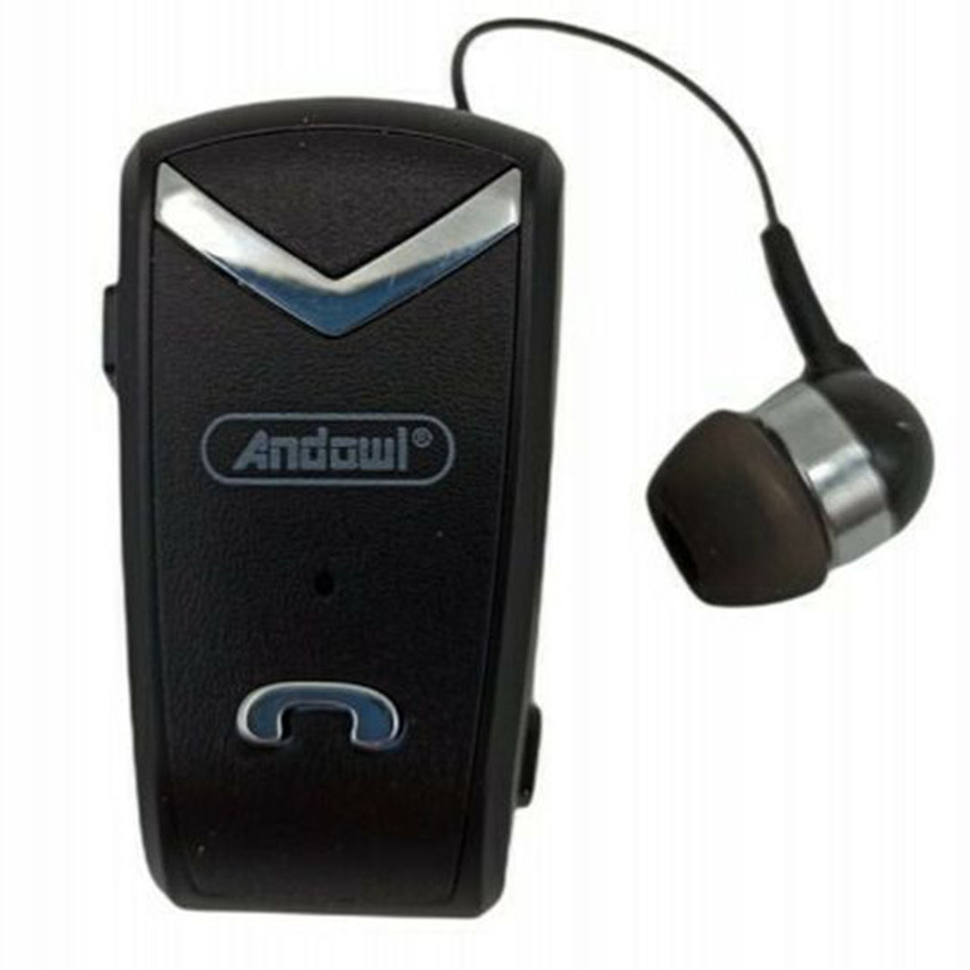 Andowl Q-EH621 In-ear Bluetooth Handsfree Ακουστικό Πέτου Μαύρο