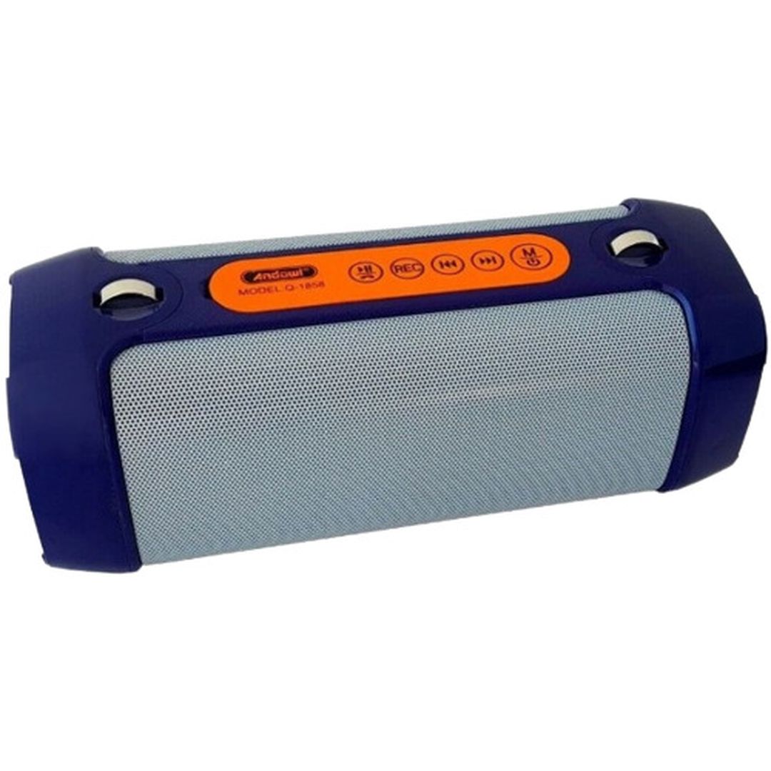 Andowl Q-1858 04014HGX50BK Ηχείο Bluetooth 3W Μπλε