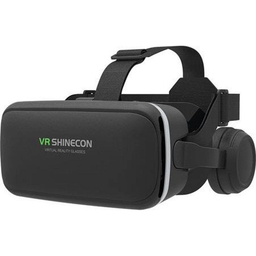 Shinecon G04E VR γυαλιά εικονικής πραγματικότητας με ενσωματωμένα ακουστικά για κινητά από 4