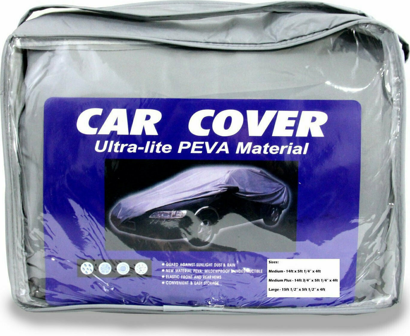 Cover Ultra-Lite Peva Material Κουκούλα Αυτοκινήτου με Τσάντα Μεταφοράς 480x175x120cm s19995 Αδιάβροχη Large