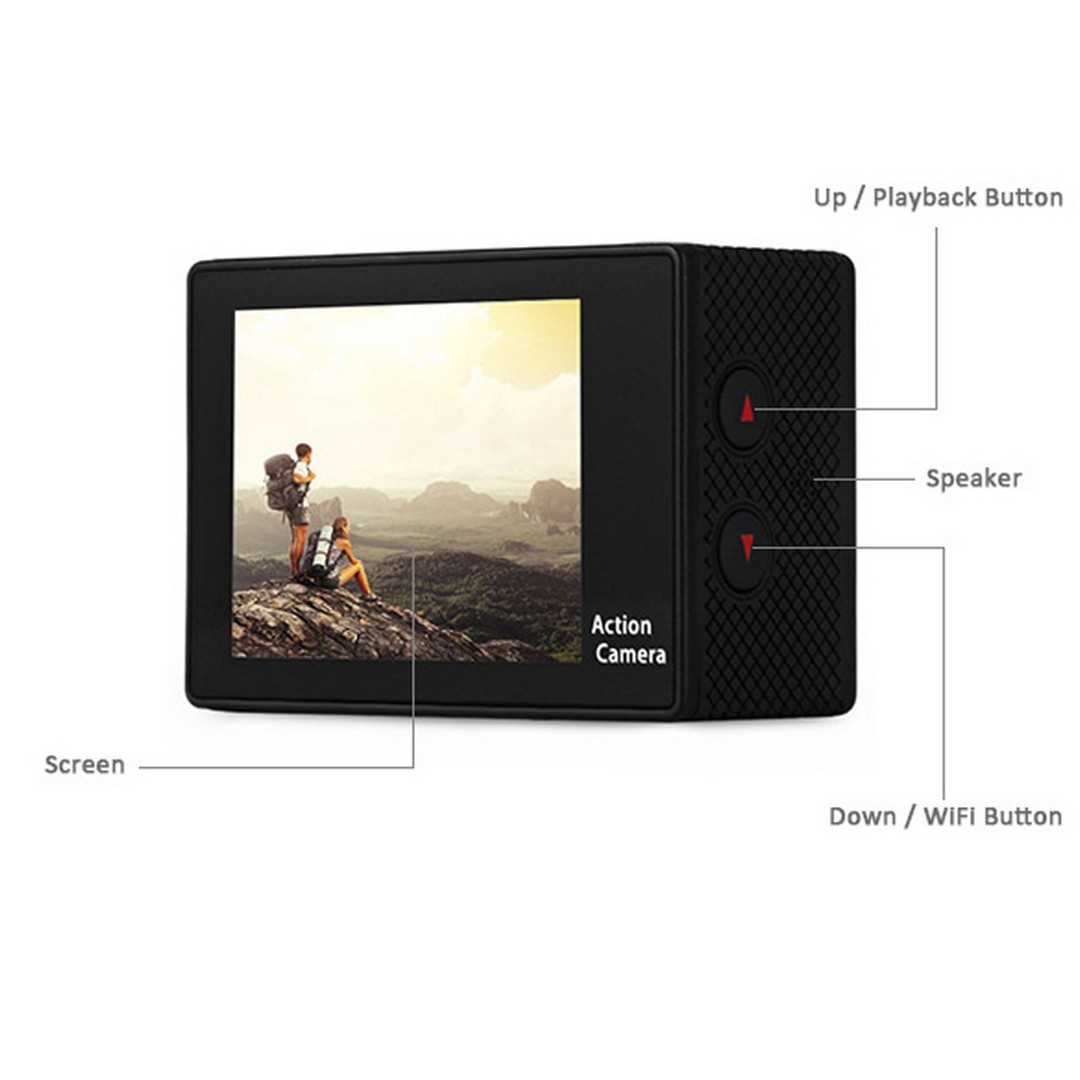 Action camera ultra HD 4K WiFi Waterproof H9-OEM