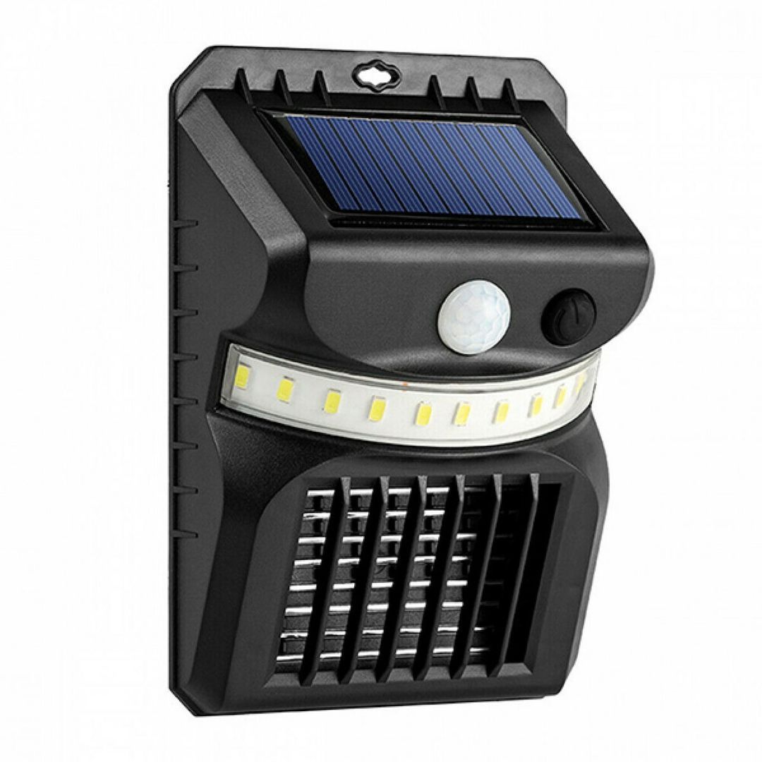 LED Ηλιακό Επιτοίχιο Εντομοκτόνο Φωτιστικό με Αισθητήρα Κίνησης και Φωτοκύτταρο σε Ψυχρό Λευκό – Θερμό Φωτισμό W792-1