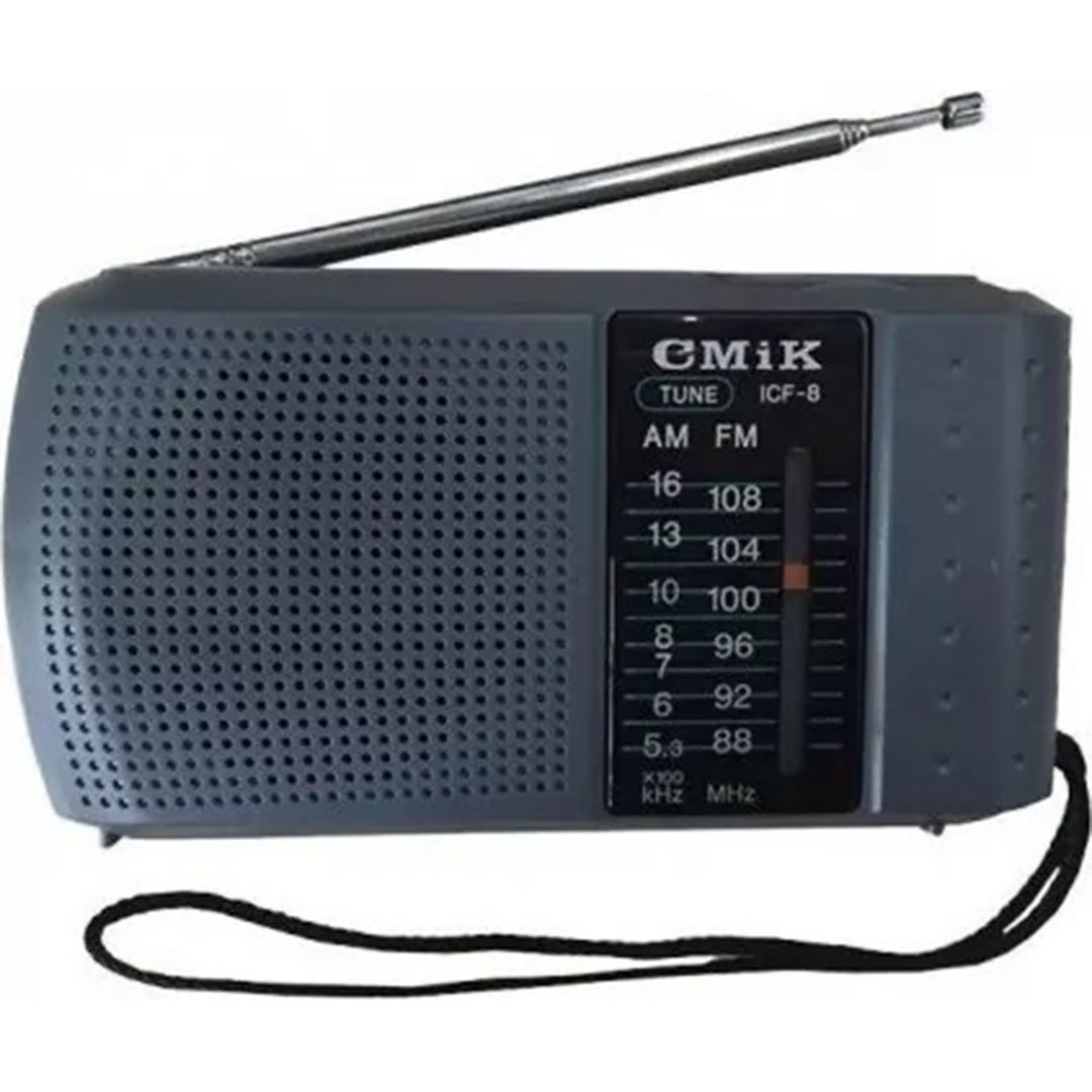 Φορητό ραδιόφωνο FM/AM CMiK ICF-8 γκρι