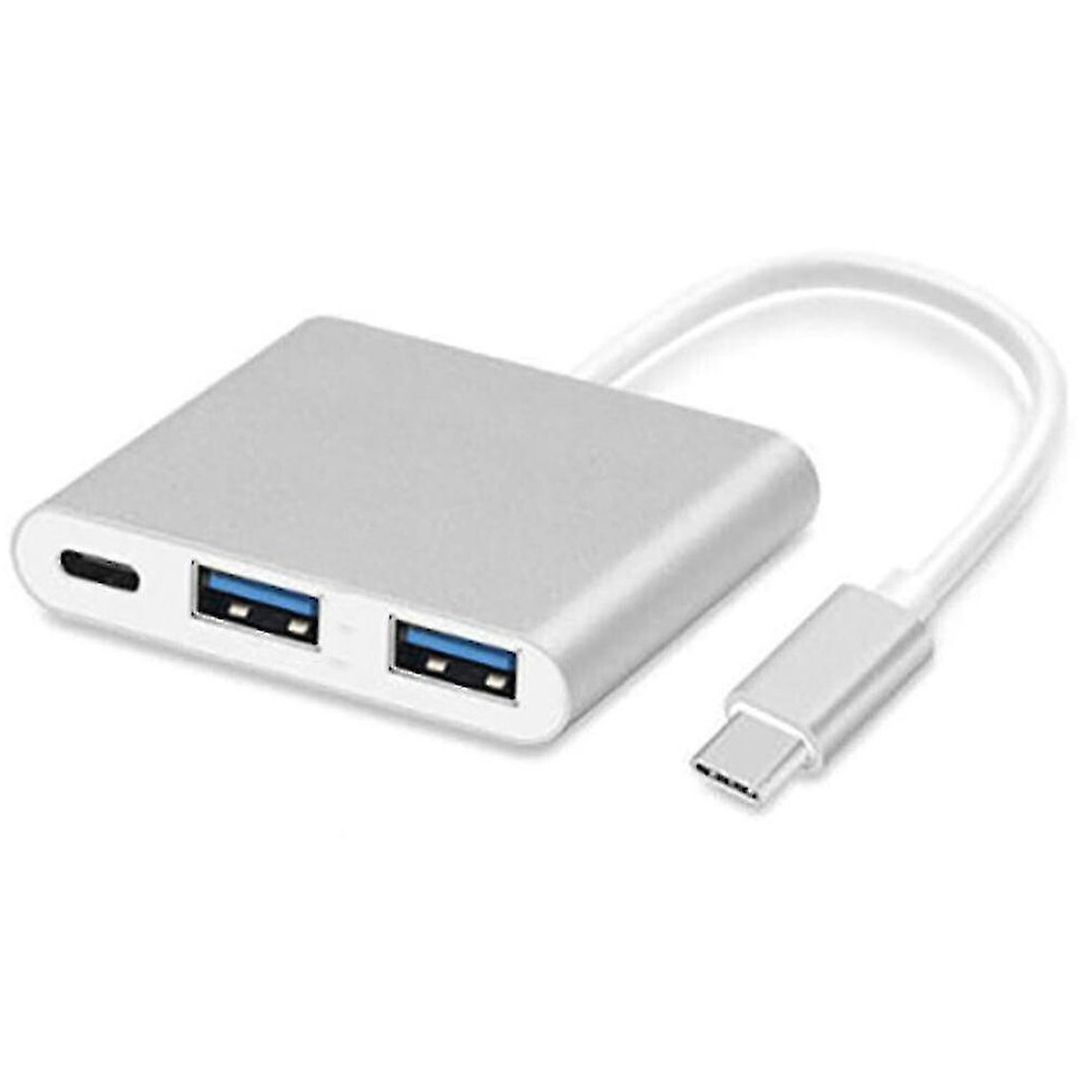 Andowl Q-US2 Hub με σύνδεση USB-C Λευκό