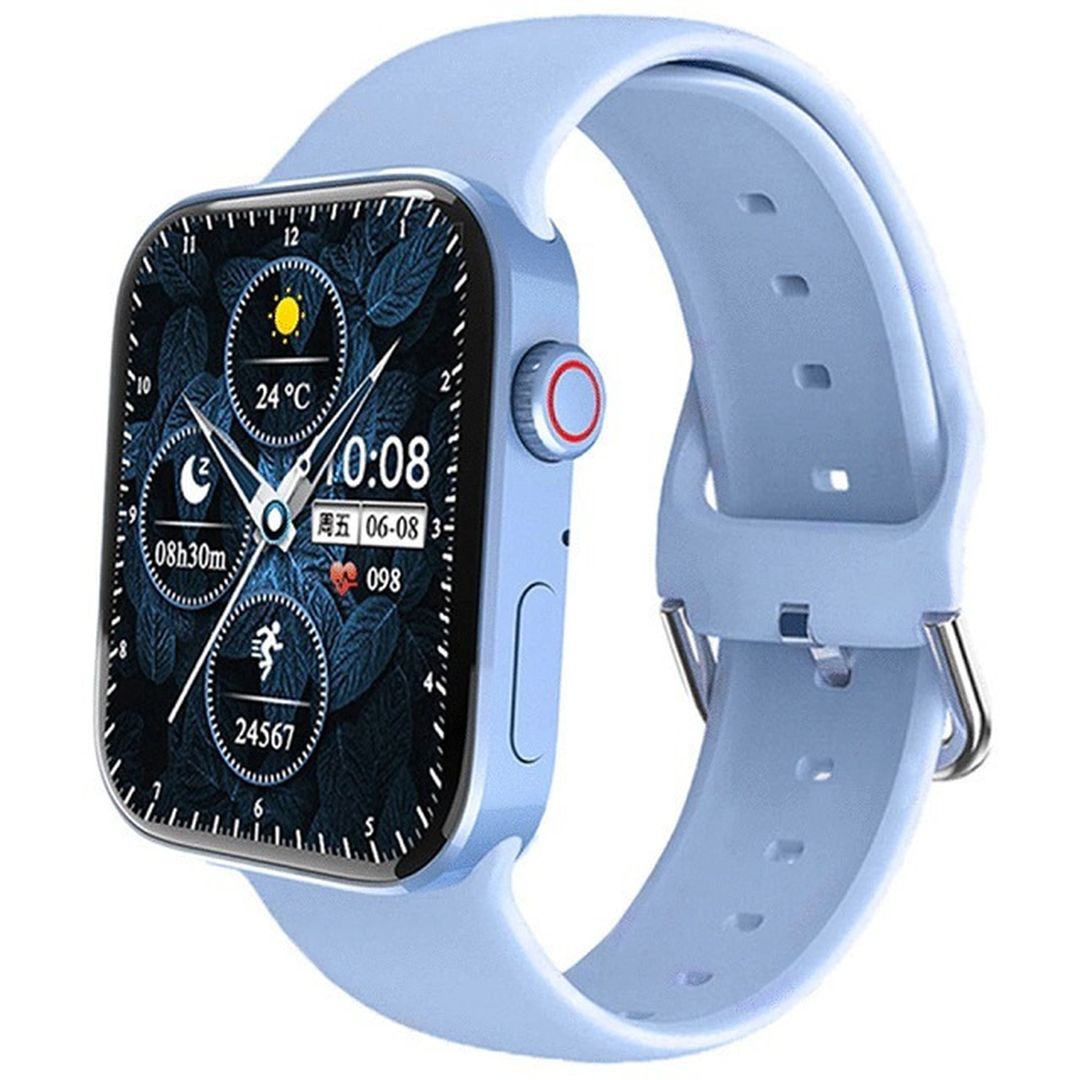 N76 Smartwatch με Παλμογράφο (Light Blue)