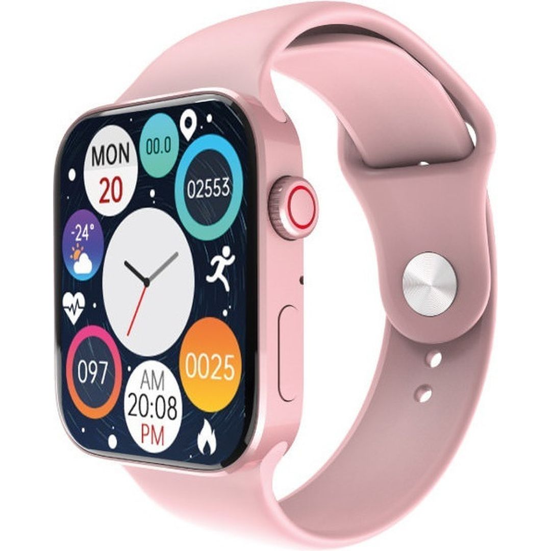 N76 Smartwatch με Παλμογράφο (Ροζ)