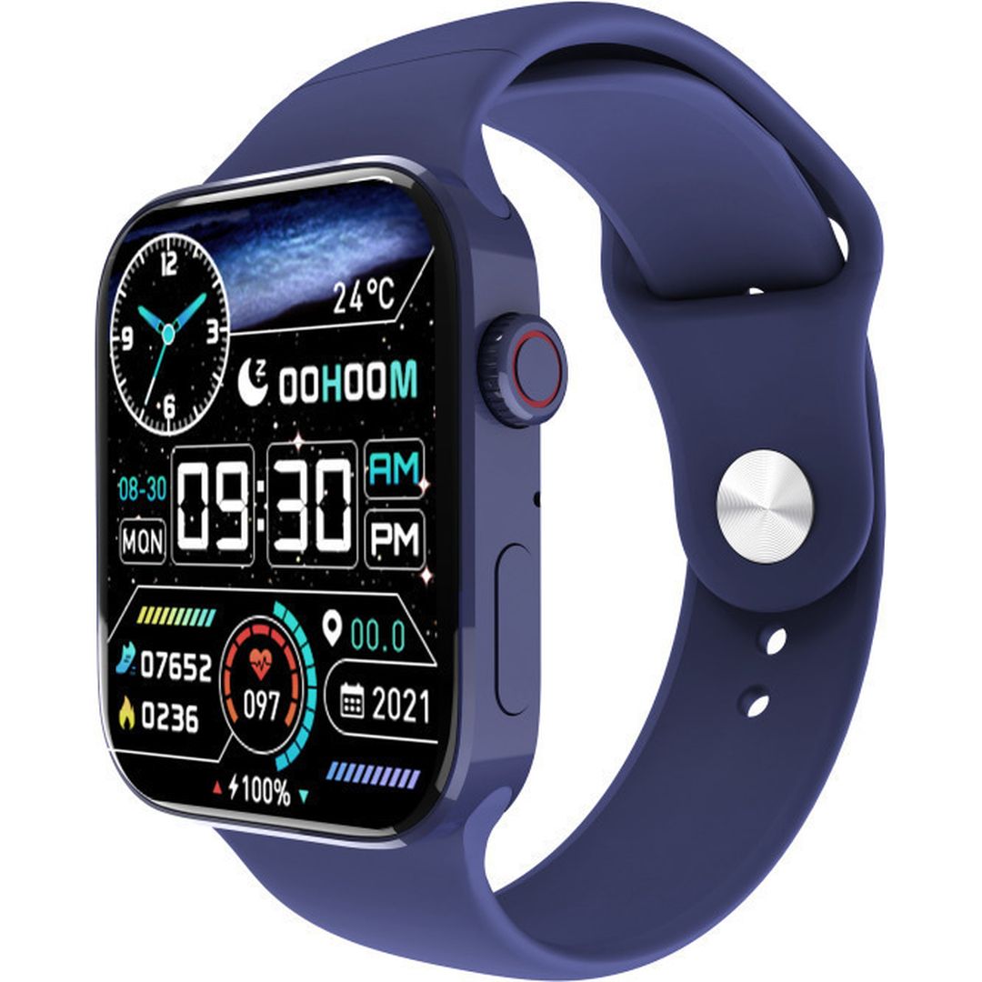 N76 Smartwatch με Παλμογράφο (Μπλε)