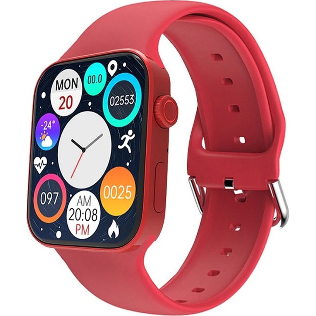 N76 Smartwatch με Παλμογράφο (Κόκκινο)