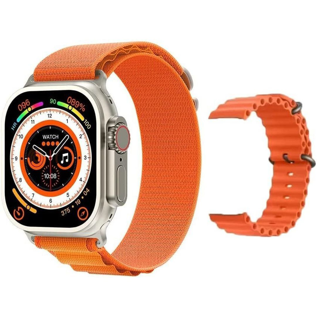 Z69 Ultra 49mm Smartwatch με Παλμογράφο (Πορτοκαλί)