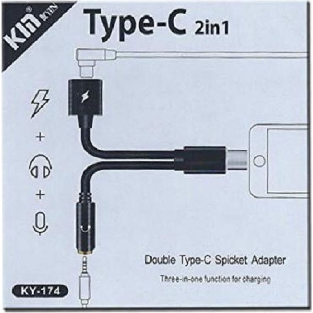 Μετατροπέας USB-C male σε 3.5mm female (KY-174)