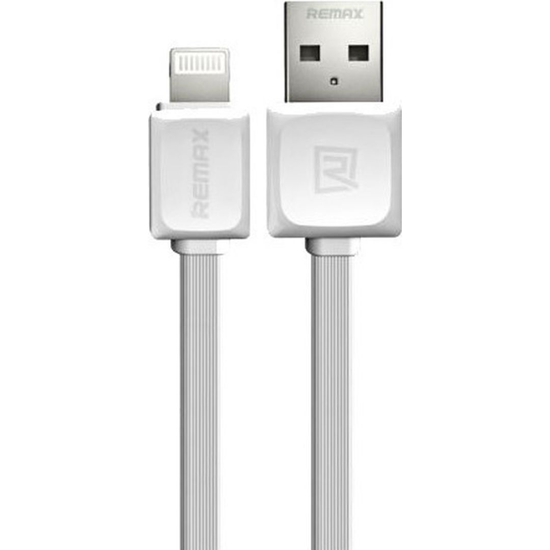 Remax Flat USB to Lightning Cable Λευκό 1m (Fast)