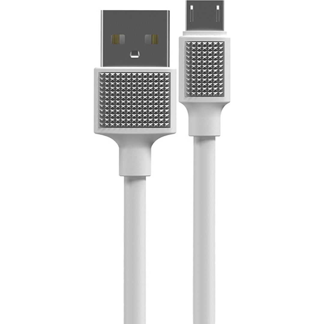 WK WDC-069m Regular USB 2.0 to micro USB Cable Λευκό 1m (WDC-069m)