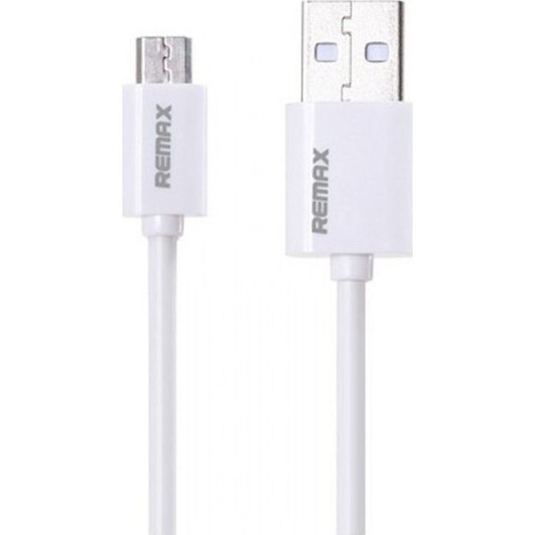 Remax Regular USB 2.0 to micro USB Cable Λευκό 1m (Data Cable)
