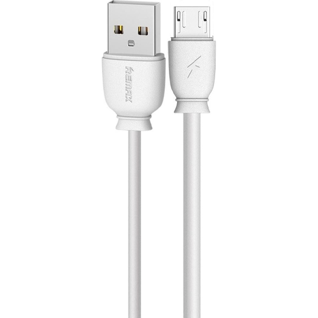 Remax Regular USB 2.0 to micro USB Cable Λευκό 1m (Suji)