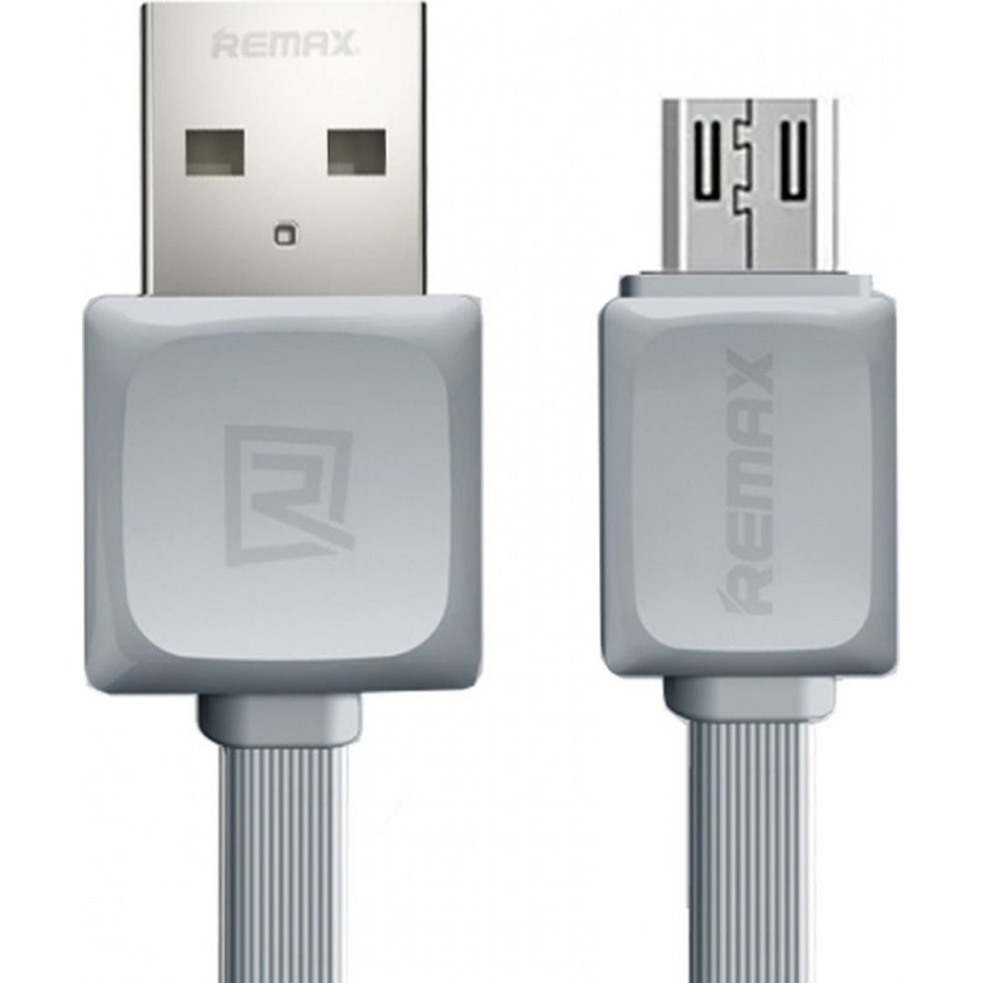 Remax Flat USB 3.0 to micro USB Cable Γκρι 1m (Fast Safe)
