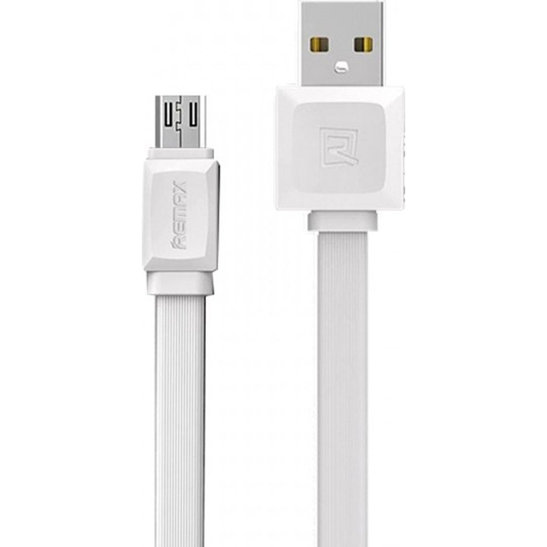 Remax Flat USB 3.0 to micro USB Cable Λευκό 1m (Fast Safe)
