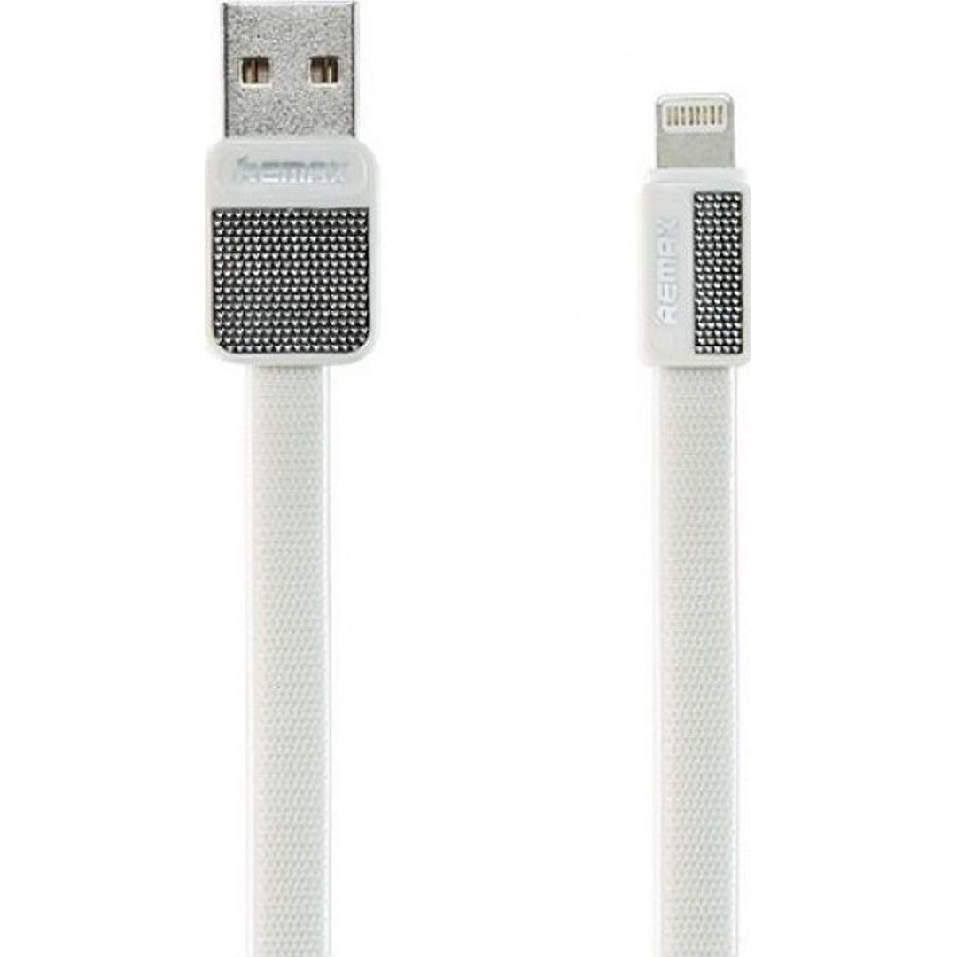Remax Flat USB to Lightning Cable Λευκό 1m (Platinum)