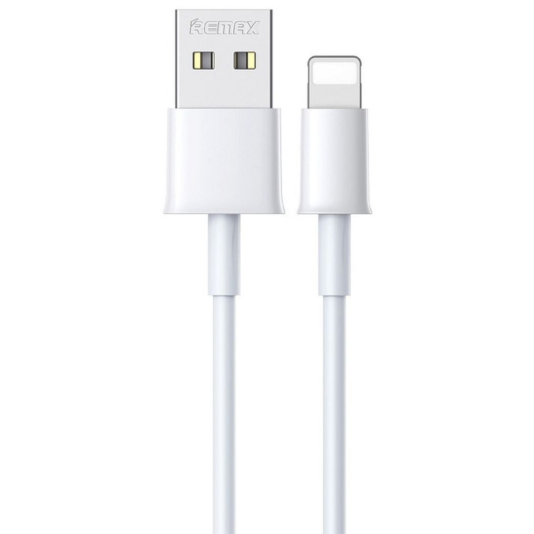 Remax Braided USB to Lightning Cable Λευκό 1m (RC-163i)