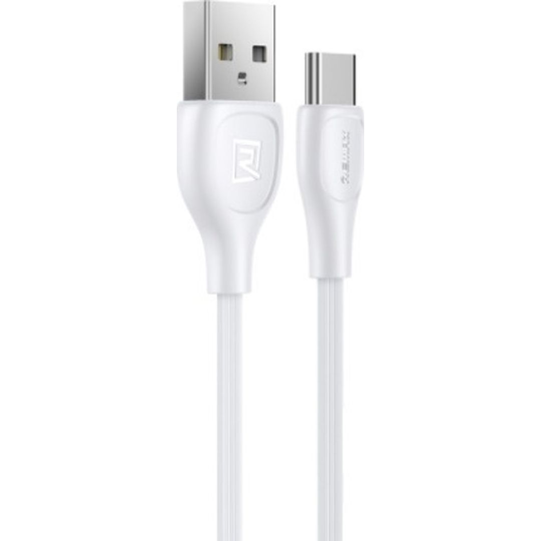 Remax Regular USB 2.0 Cable USB-C male - USB-A male Λευκό 1m (RC-138a)