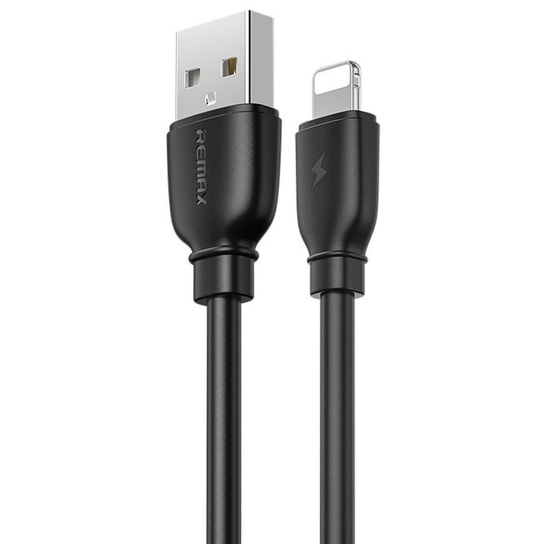 Remax Regular USB to Lightning Cable Μαύρο 1m (RC-138i)