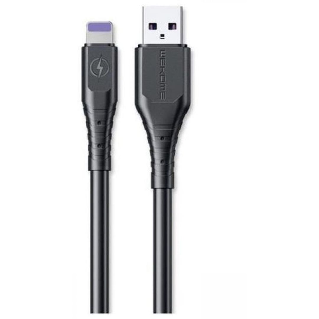 WK WDC-152i USB-A to Lightning Cable Μαύρο 1m