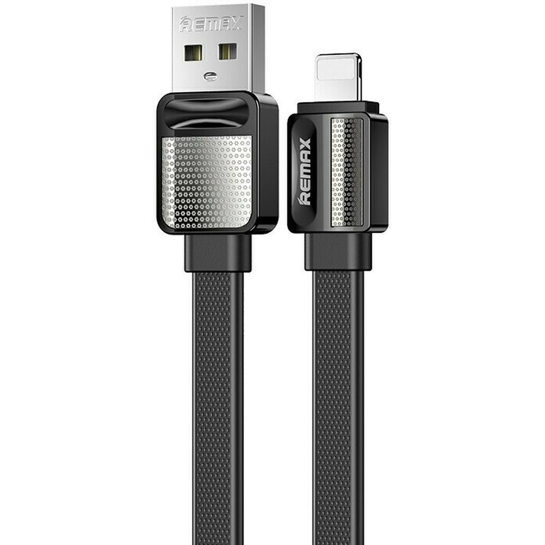 Remax RC-154I Flat USB to Lightning Cable Μαύρο 1m