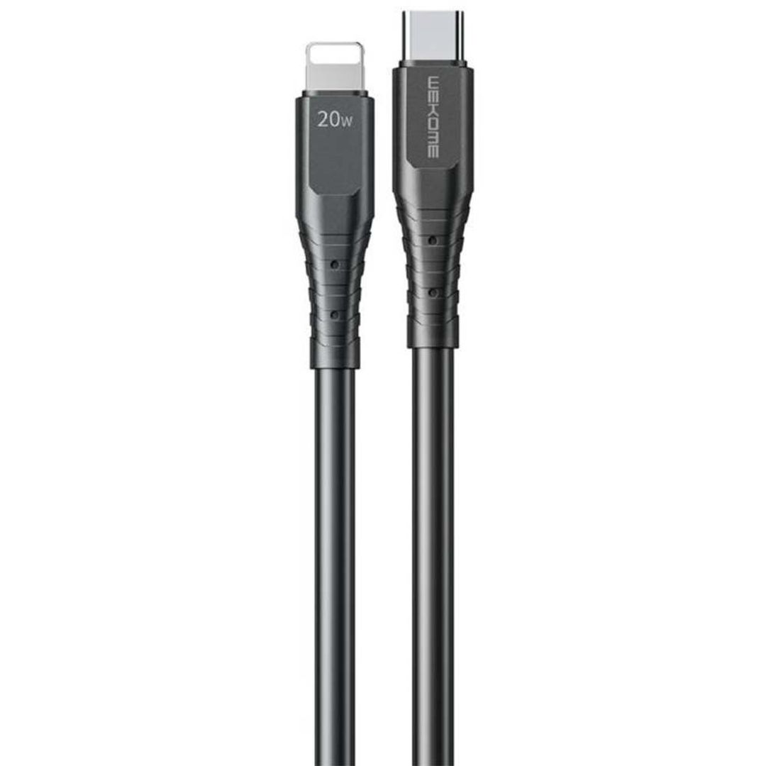 WK WDC-154 USB-C to Lightning Cable 20W Μαύρο 1m