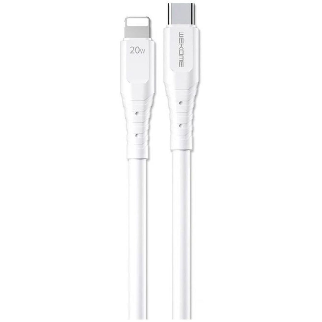 WK WDC-154 USB-C to Lightning Cable 20W Λευκό 1m
