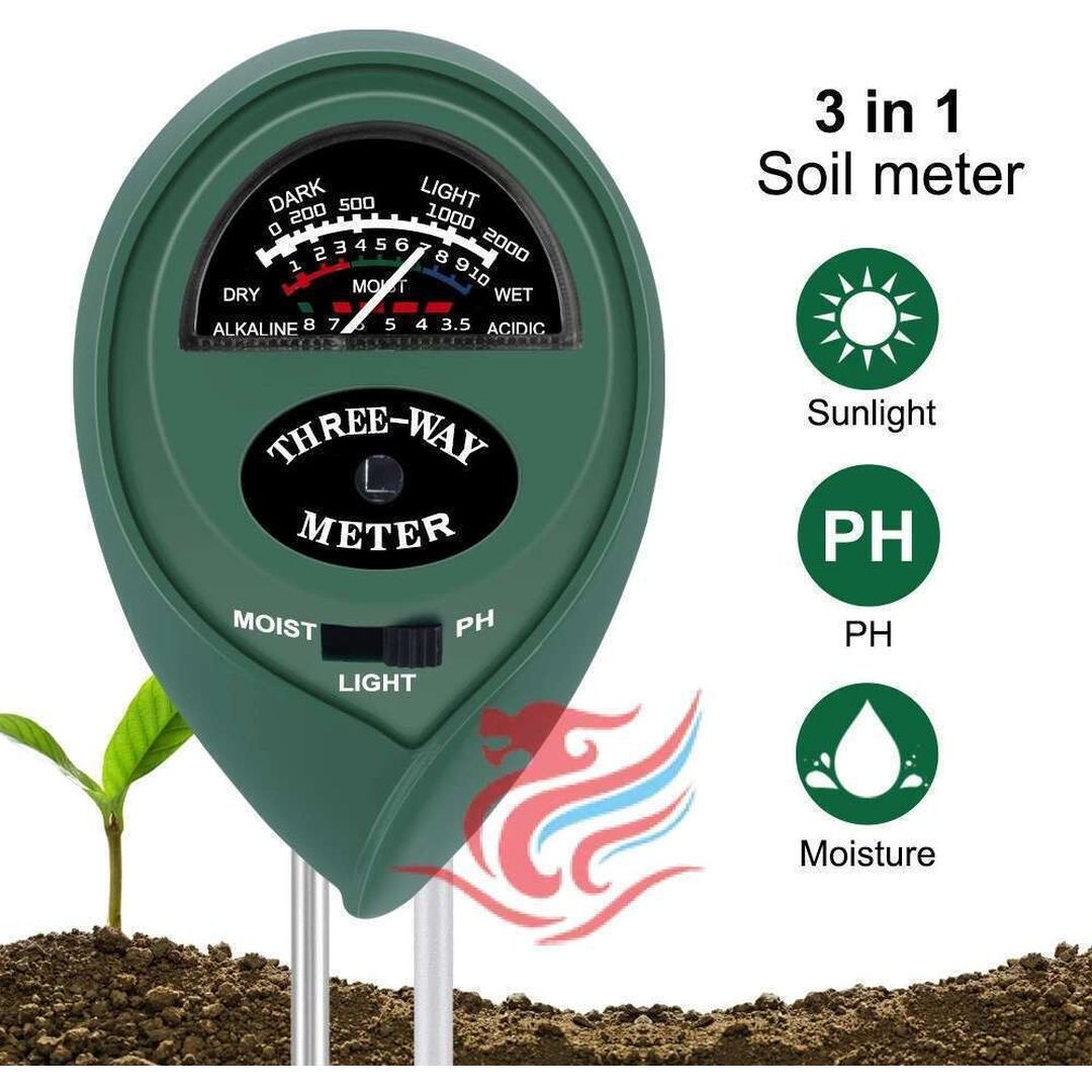 Μετρητής PH & Υγρασίας Εδάφους για Φυτά Soil Meter