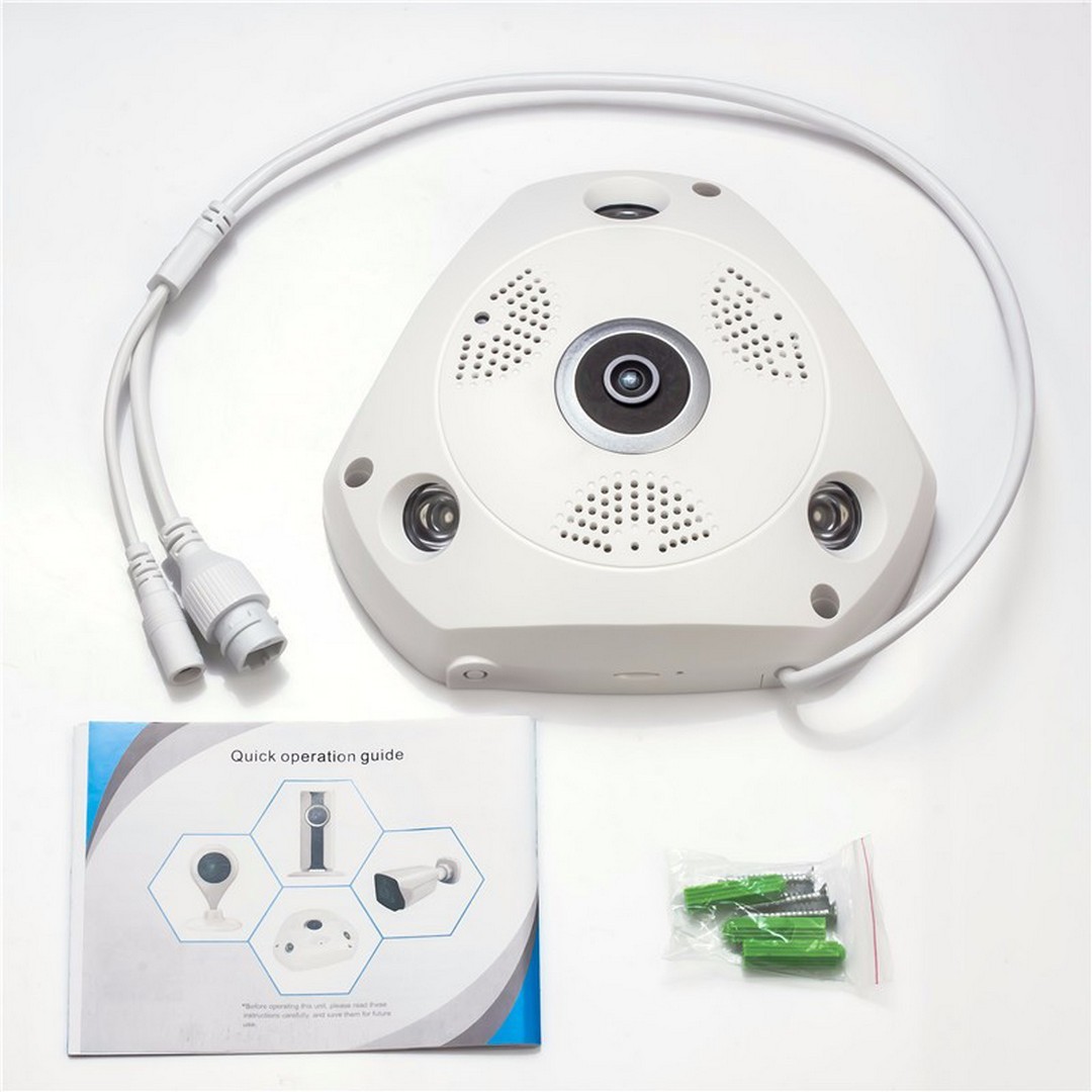 VR 3D LED IP WiFi 360 Panoramic Camera EC-P01