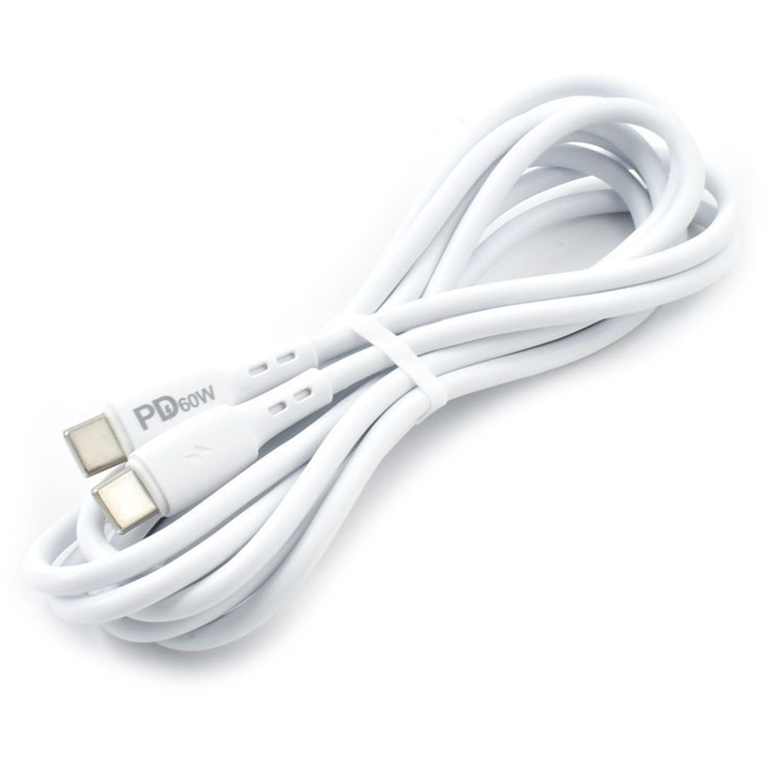 Moxom MX-CB135 USB 2.0 Cable USB-C male - USB-C male Λευκό 2m