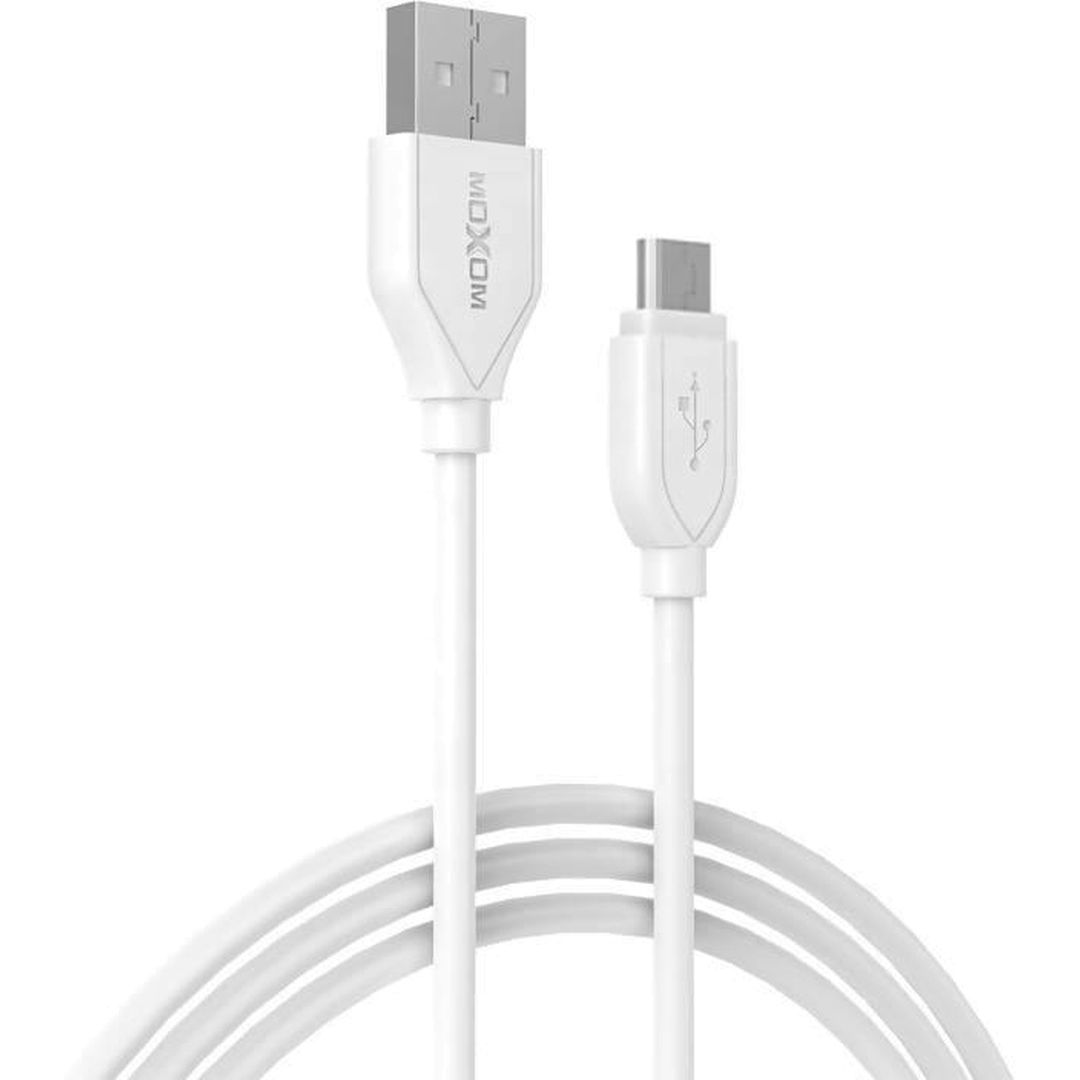 Moxom CC-06 USB 2.0 Cable USB-C male - USB-A male Λευκό 1.2m