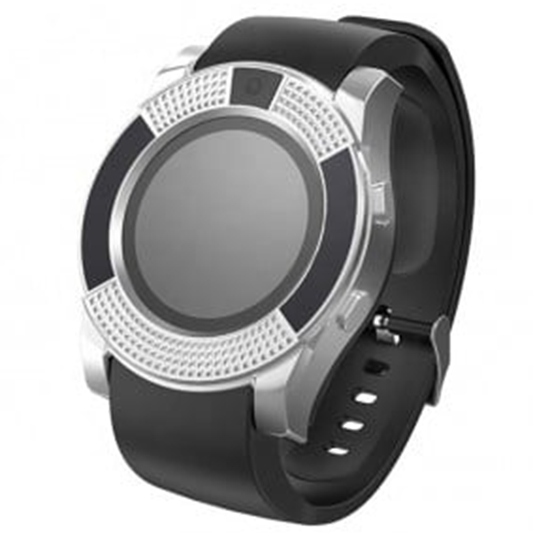 Επαναφορτιζόμενο Smartwatch με oθόνη aφής και κάρτα SIM EZRA SW07 σε ασημί χρώμα