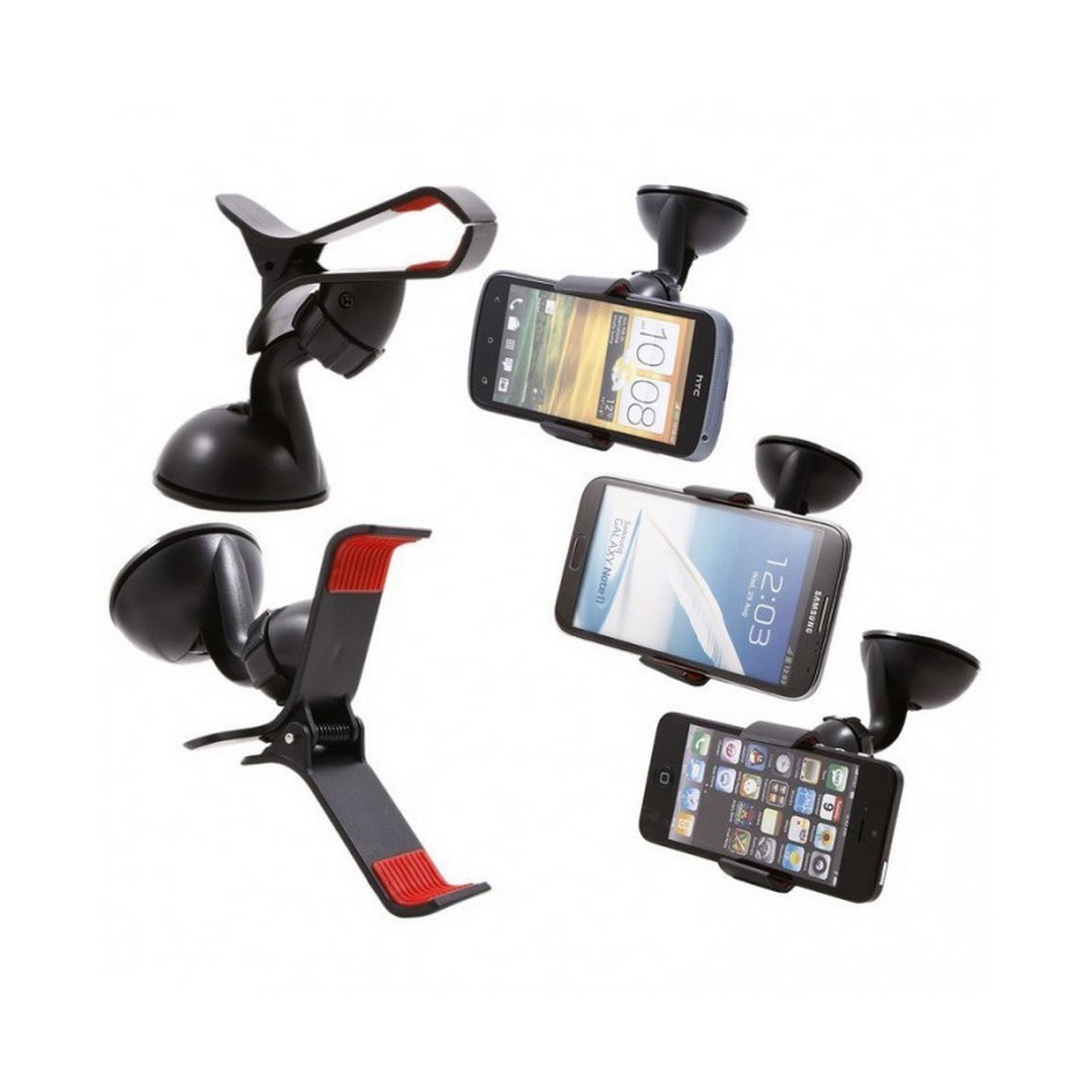 Βάση στήριξης κινητού με βεντούζα για smartphone, Mp3 και GPS για αυτοκίνητο
