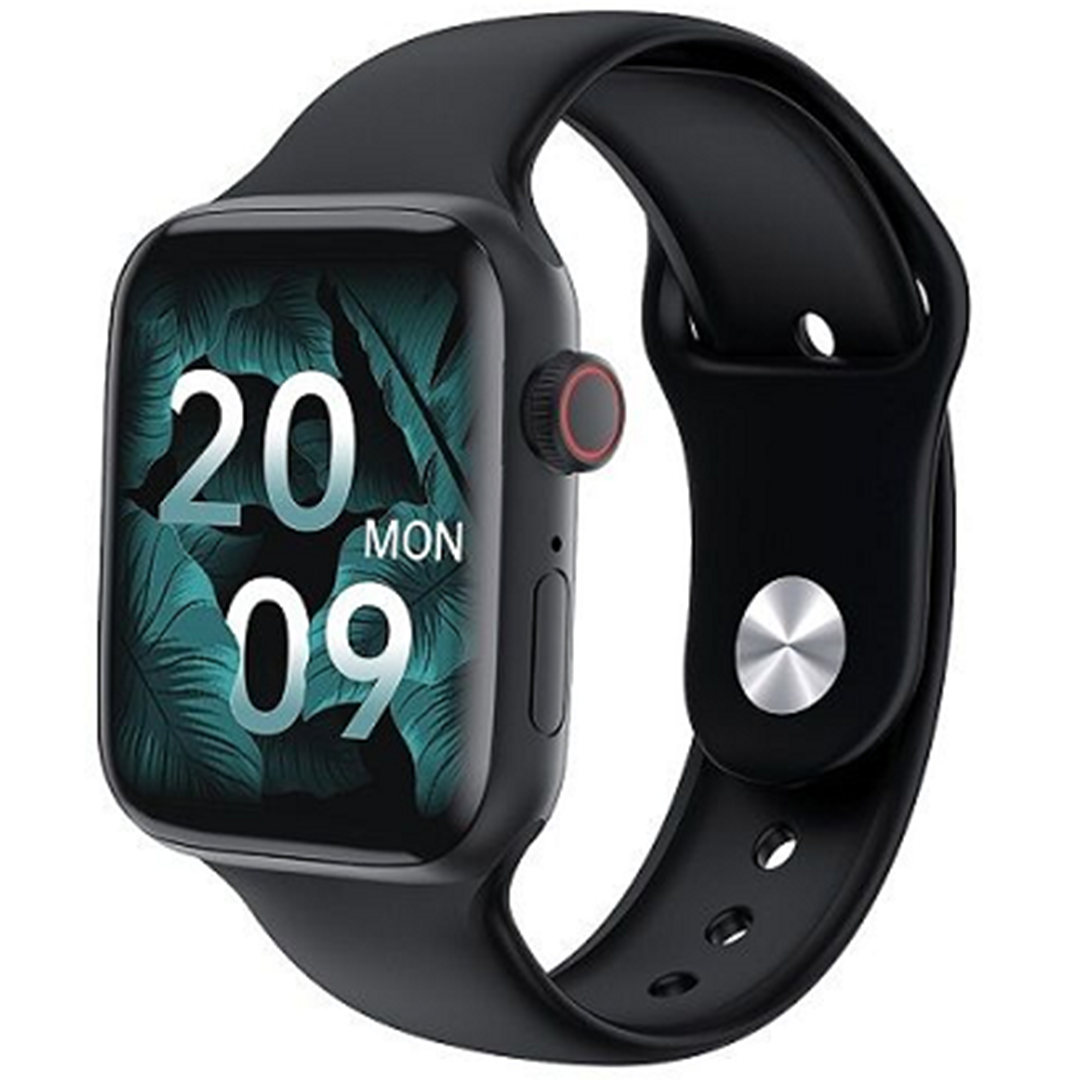 Smartwatch 45mm με παλμογράφο HW22 pro σε μαύρο χρώμα