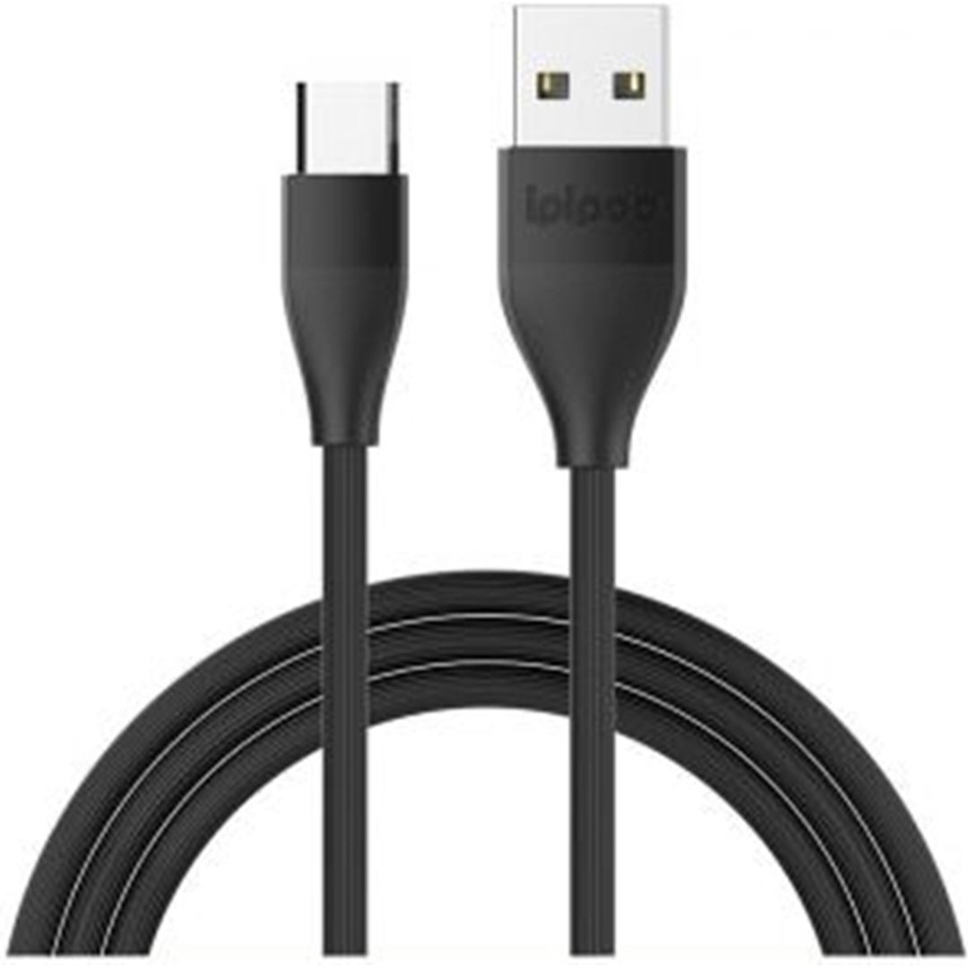 Ipipoo USB 2.0 Cable USB-C male - USB-A male Μαύρο 1m (KP-16)