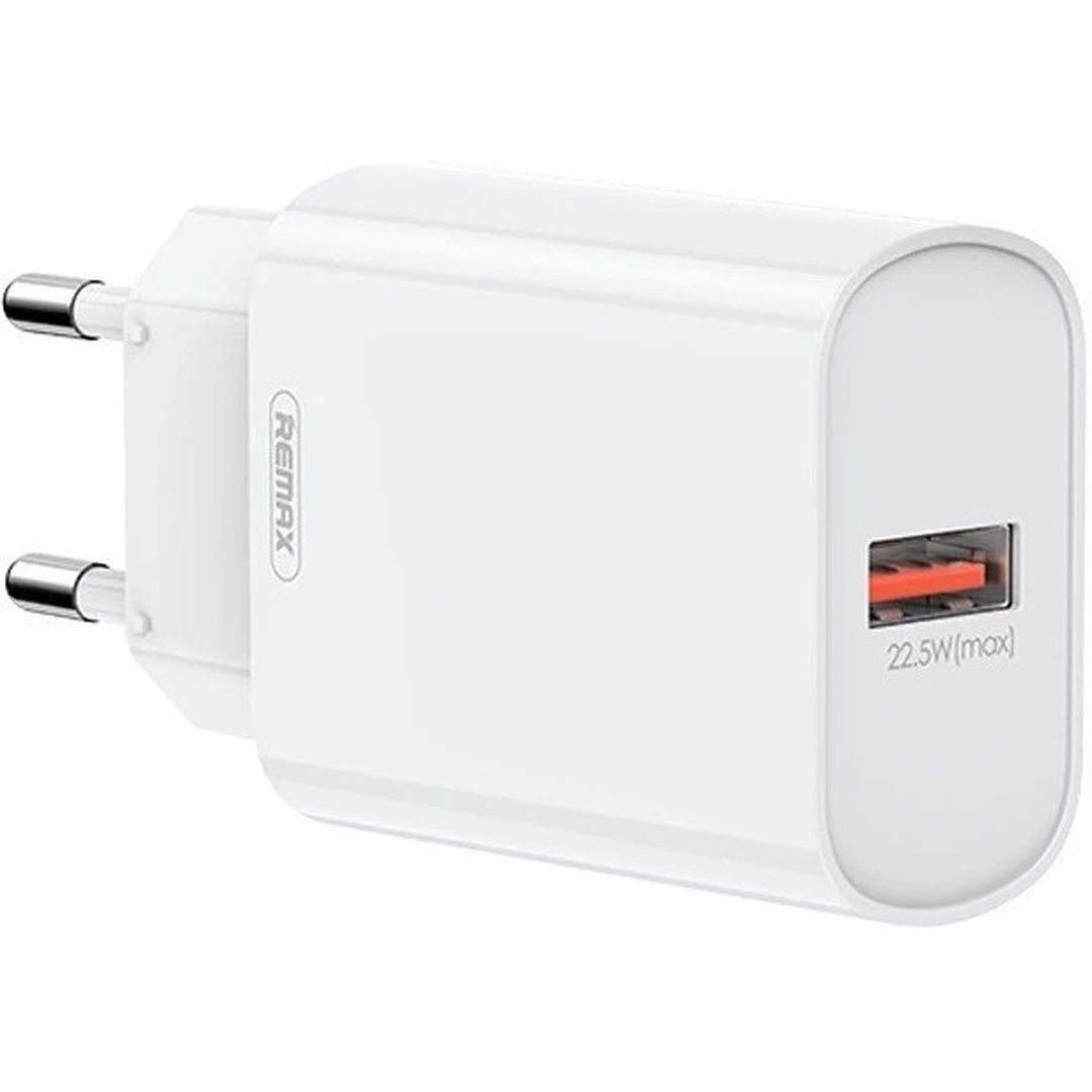 Remax Φορτιστής Χωρίς Καλώδιο με Θύρα USB-A 22.5W Quick Charge 3.0 Λευκός (RP-U72)