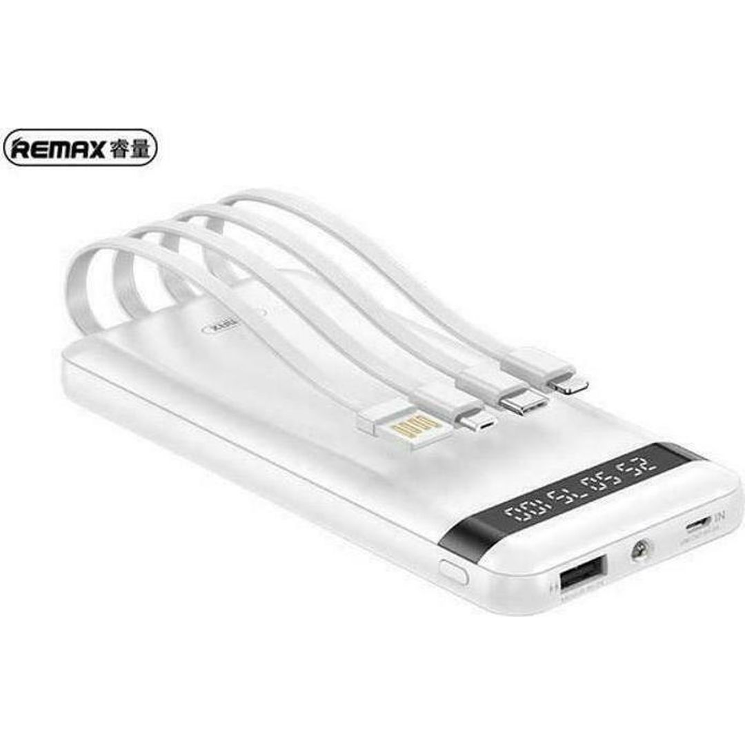 Remax Astro Power Bank 10000mAh με 6 Θύρες USB-A Λευκό