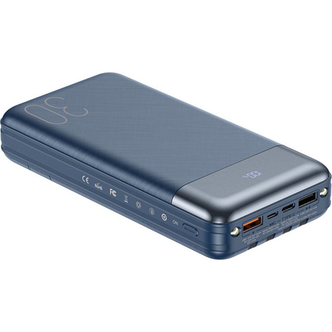 Remax RPP-199 Hunergy Series Power Bank 30000mAh 22.5W με Θύρα USB-A Power Delivery Μπλε