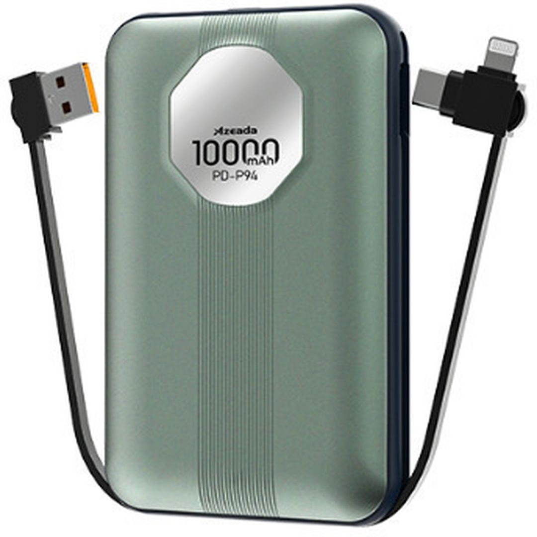 Proda PD-P94 Power Bank 10000mAh 22.5W με Θύρα USB-C Power Delivery / Quick Charge 3.0 Πράσινο