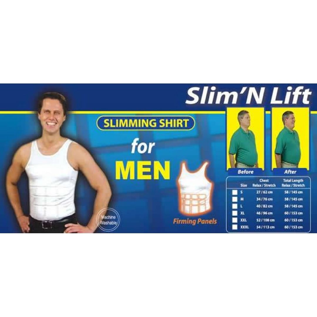 Ανδρική φανέλα σύσφιξης και αδυνατίσματος Lastex - Slim'N Lift Shirt