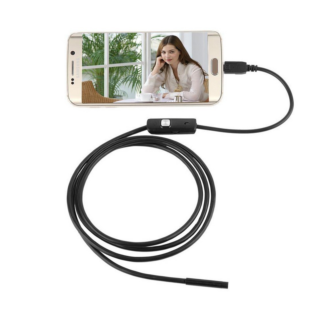 USB αδιάβροχη κάμερα ενδοσκοπικό με LED για κινητά τηλέφωνα ANDROID 1,65m - ΑΝ97