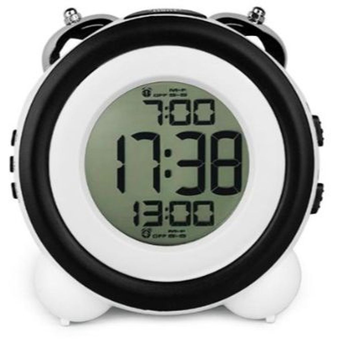 Ρολόι ξυπνητήρι GH0705  άσπρο-μαύρο