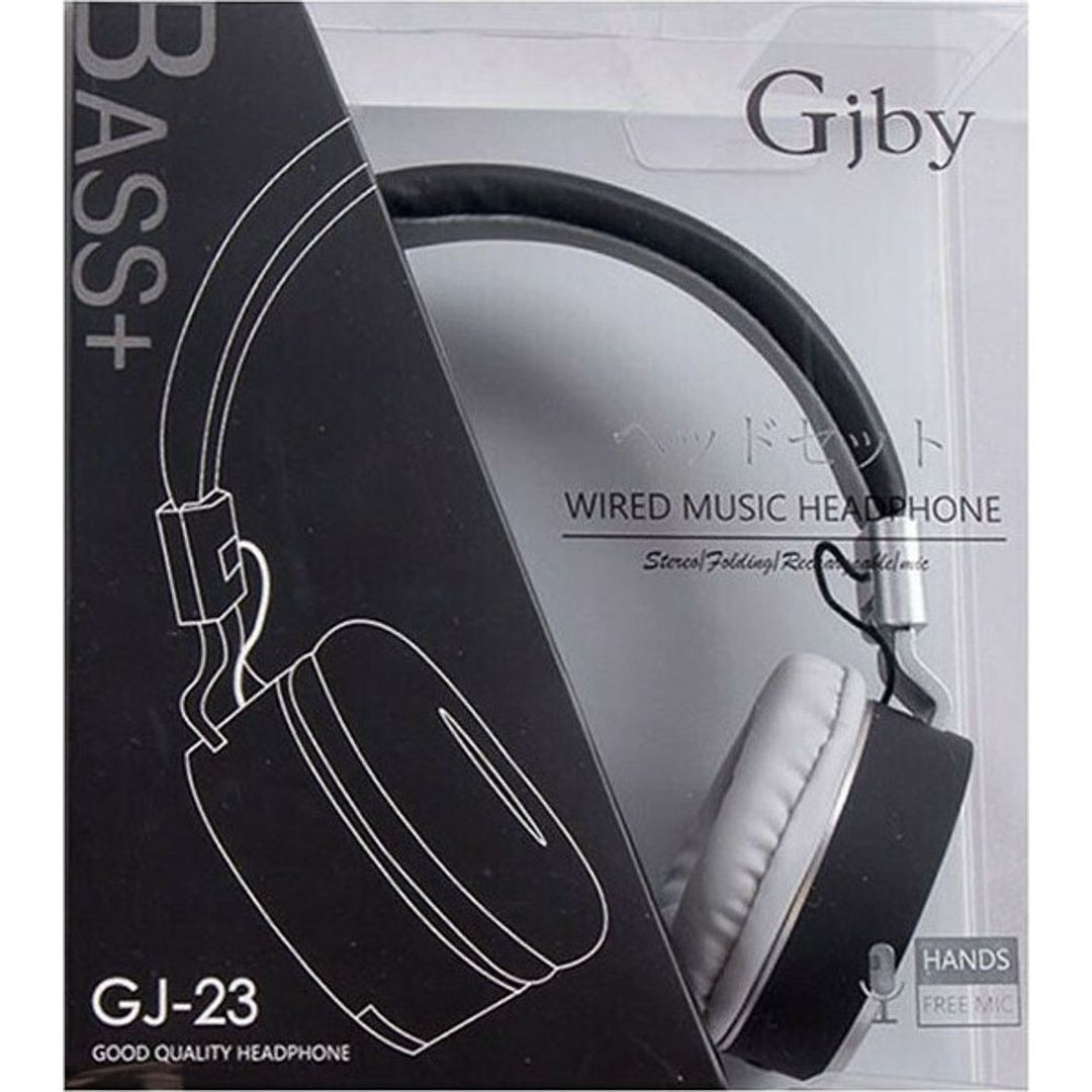 Gjby GJ-23 Ενσύρματα On Ear Ακουστικά Μαύρα