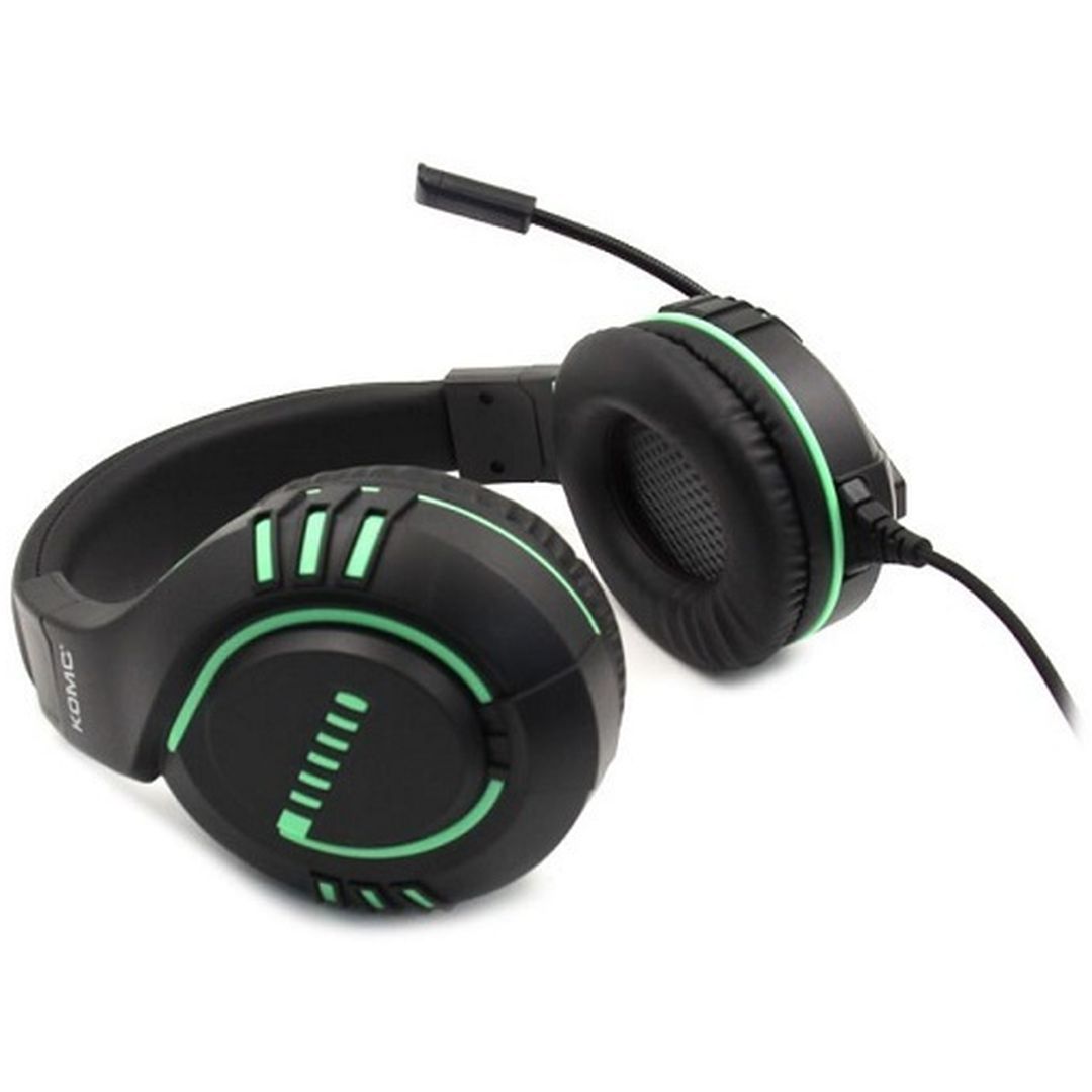 Komc M205 On Ear Gaming Headset με σύνδεση 3.5mm Πράσινο