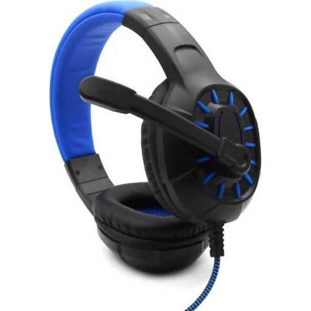 Komc M202 On Ear Gaming Headset με σύνδεση 3.5mm Μπλε