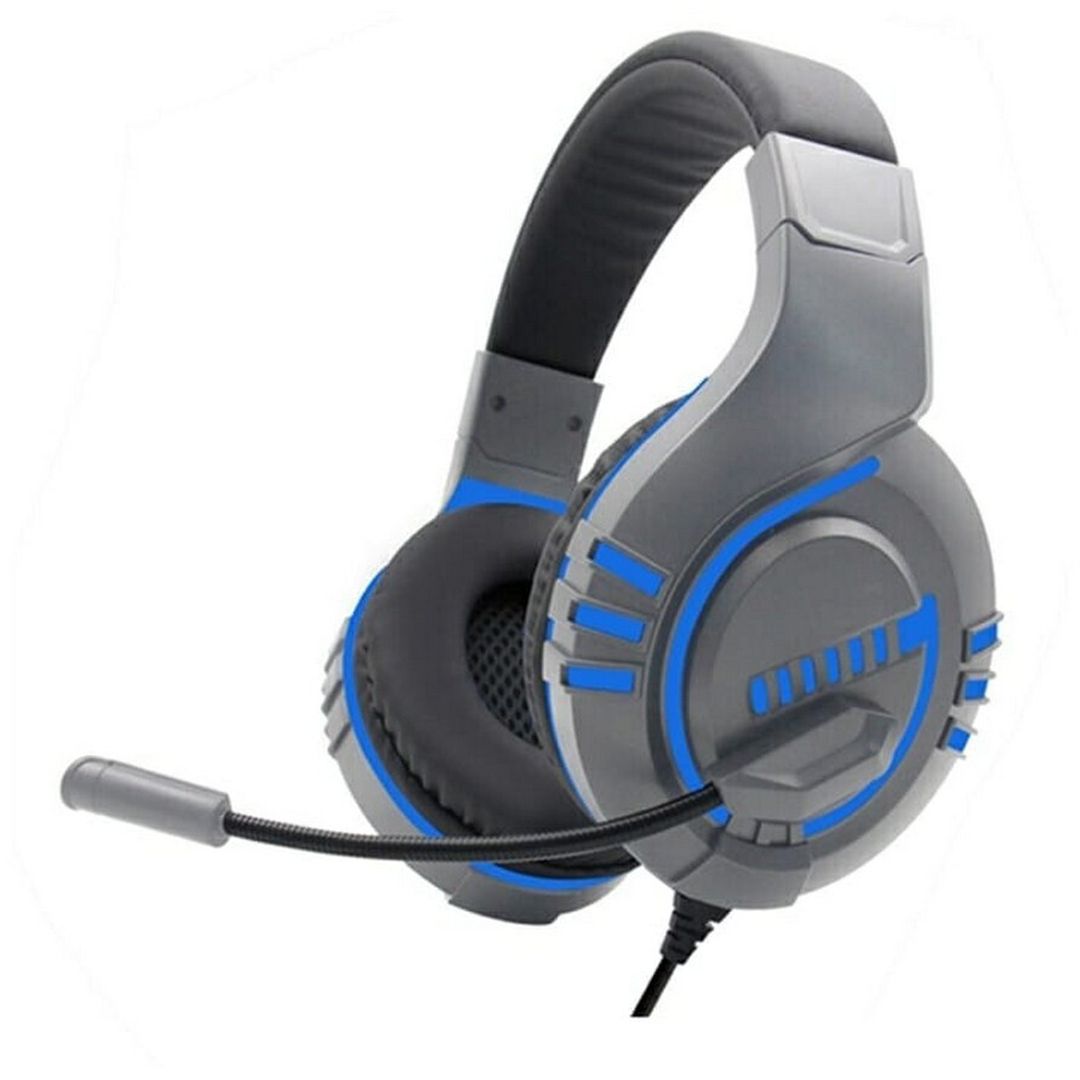 Komc E9 Over Ear Gaming Headset με σύνδεση USB Μπλε